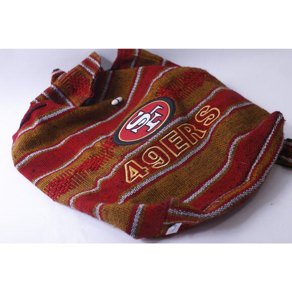 NFL San Francisco 49rs, Backpack, Red-Orange Striped, Sports, Team Gear, - Picture 1 of 4